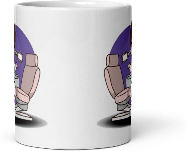 Mr UVD A Cute Dentist 865 Idol For Doctors Dentists Students Girls Ceramic Coffee Mug - Image 4