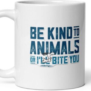 Mr UVD Be Kind To Animals Ceramic Coffee Mug