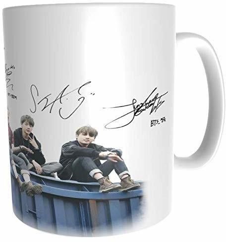 Mr UVD BTS Signature - Birthday Anniversary Everyday Gift | BTS | Bangtan Boys Ceramic Coffee Mug (330 ml) Ceramic Coffee Mug - Image 3