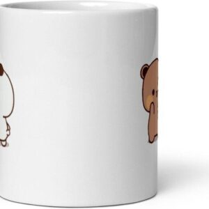 Mr UVD Bubu Dudu Hugging And Kissing Together 915 Gift Item for Friends Ceramic Coffee Mug