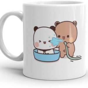 Mr UVD Bubu Dudu Teddy Bathing Playing in Tub 770 Design Ceramic Coffee Mug