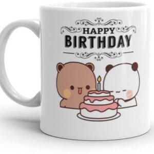 Mr UVD Bubu Happy Birthday With Black design Ceramic Coffee Mug
