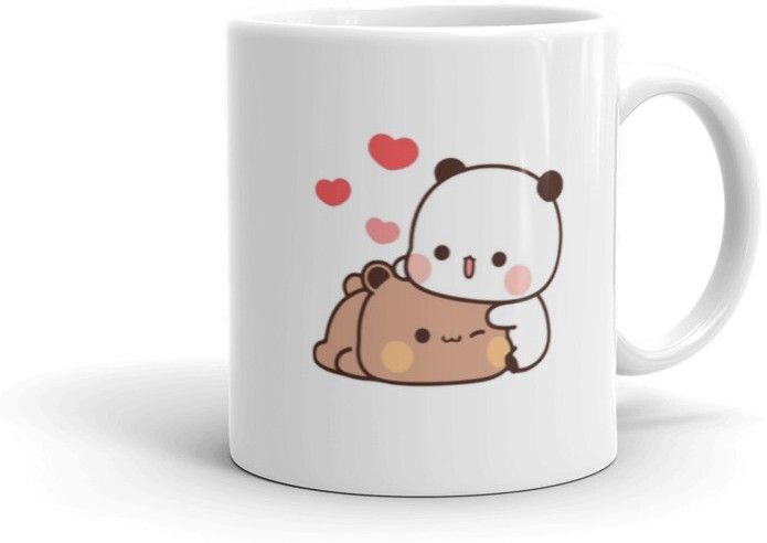 Mr UVD Bubu Love With Dudu to Annoy Dudu Ceramic Coffee Mug - Image 4