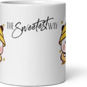 Mr UVD Bubu With Yellow Cap Excited For Meeting Dudu 918 Idol For Friends Ceramic Coffee Mug