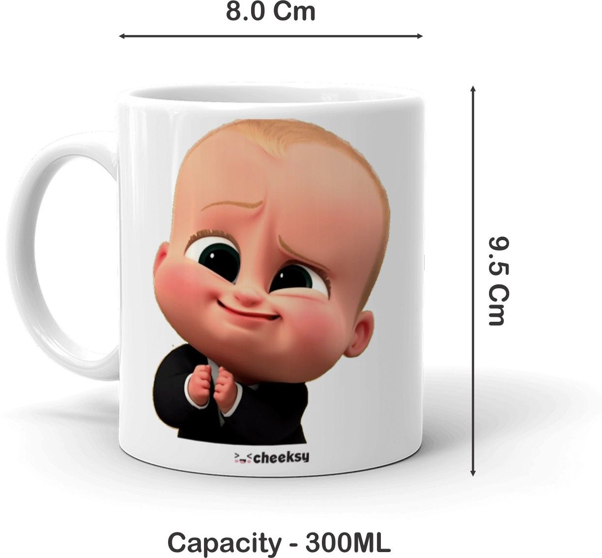 Mr UVD CHK-0314-MUG-SINGLE Ceramic Coffee Mug - Image 3