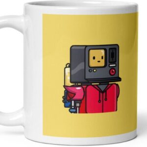 Mr UVD Computer Robot Ceramic Coffee Mug