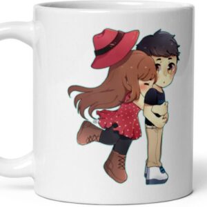 Mr UVD Couples Hug Ceramic Coffee Mug