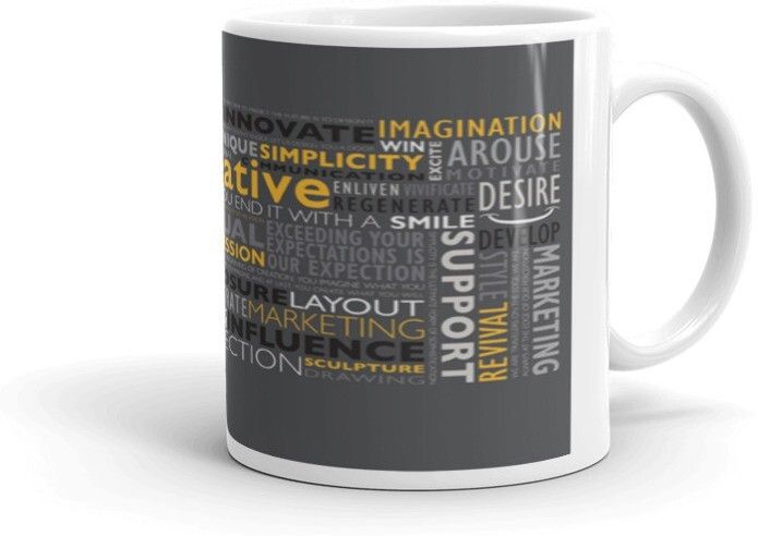 Mr UVD Creative Visual Expression Influence Doodle Graphical Printed Premium Quality Ceramic Coffee Mug - Image 2