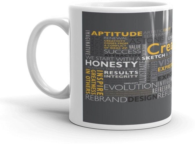 Mr UVD Creative Visual Expression Influence Doodle Graphical Printed Premium Quality Ceramic Coffee Mug