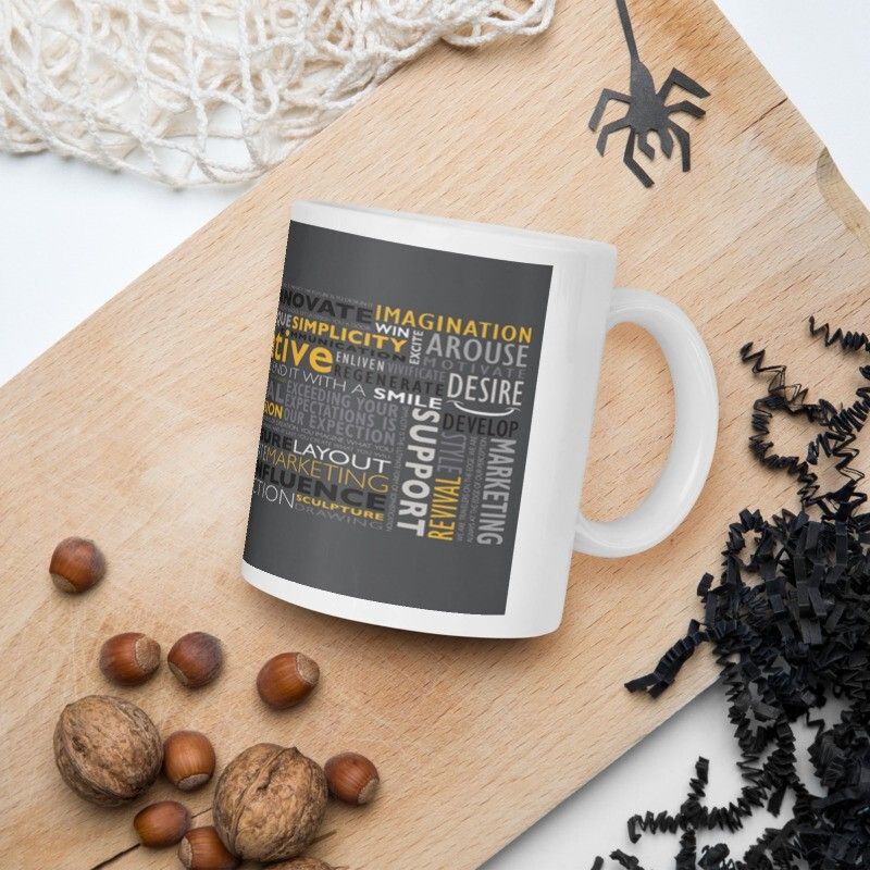 Mr UVD Creative Visual Expression Influence Doodle Graphical Printed Premium Quality Ceramic Coffee Mug - Image 5