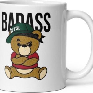 Mr UVD Cute Angry Teddy bear 860 Gift Item for Girlfriend Boyfriend Couples Ceramic Coffee Mug