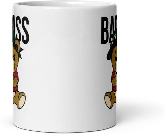 Mr UVD Cute Angry Teddy bear 860 Gift Item for Girlfriend Boyfriend Couples Ceramic Coffee Mug - Image 4