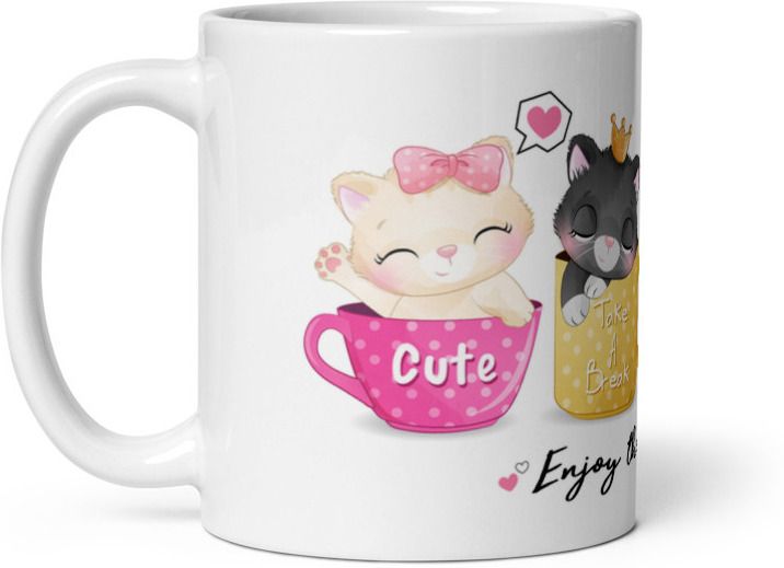 Mr UVD Cute Kitties (Cat) Ceramic Coffee Mug