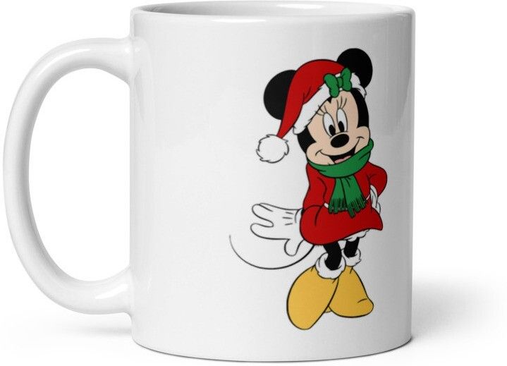 Mr UVD Cute Minni Mouse With Red Outfit 341 Best Gift Item for Friends Girls Ceramic Coffee Mug