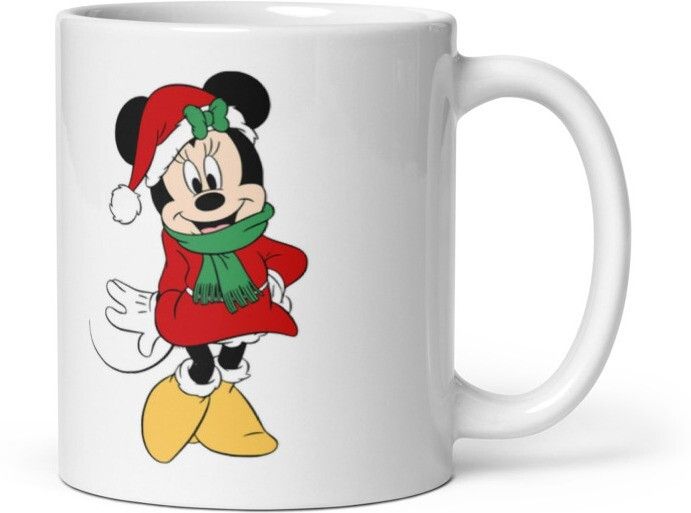 Mr UVD Cute Minni Mouse With Red Outfit 341 Best Gift Item for Friends Girls Ceramic Coffee Mug - Image 3