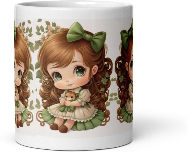 Mr UVD Cute Multi Girls Ceramic Coffee Mug - Image 2