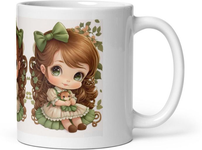 Mr UVD Cute Multi Girls Ceramic Coffee Mug - Image 3