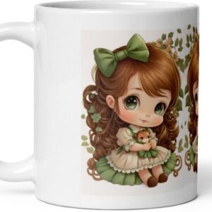 Mr UVD Cute Multi Girls Ceramic Coffee Mug