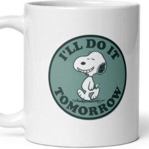 Mr UVD Do It Tomorrow Ceramic Coffee Mug