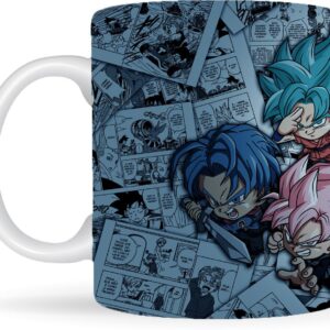 Mr UVD Dragon Ball Anime Printed Coffee Mug DBZ Anime Ceramic Cup for Boys for Gifting Ceramic Coffee Mug