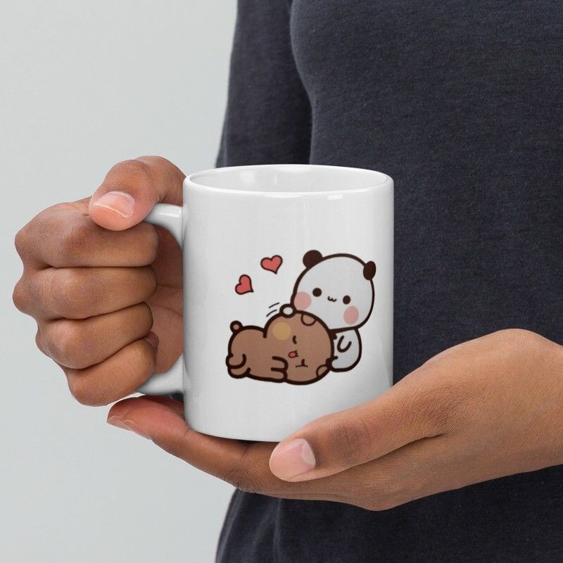 Mr UVD Dudu Sleeping in Bubu Hands Ceramic Coffee Mug