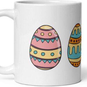 Mr UVD Eggs Design Pattern Ceramic Coffee Mug