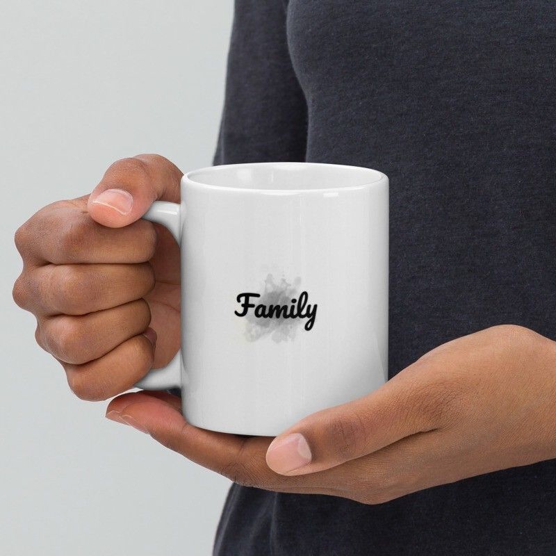 Mr UVD Family Lettering 822 Gift Item For Family Friends Ceramic Coffee Mug