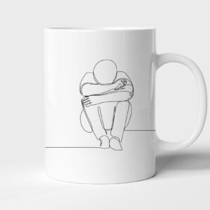 Mr UVD Feeling Sad White Best For Gift Ceramic Coffee Mug