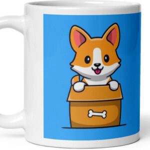 Mr UVD Fox in a Box Ceramic Coffee Mug