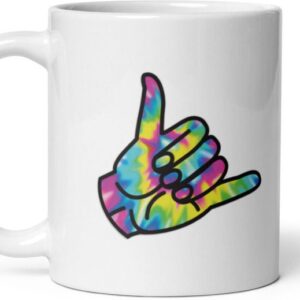 Mr UVD GOOD LUCK HAND Ceramic Coffee Mug