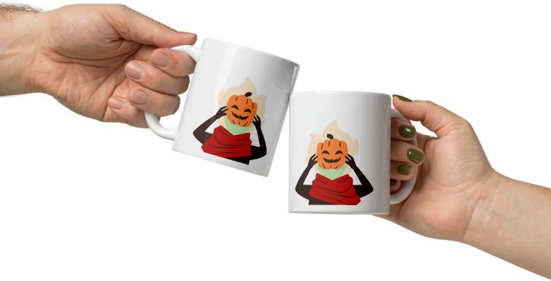 Mr UVD Halloween Dress Ceramic Coffee Mug - Image 4