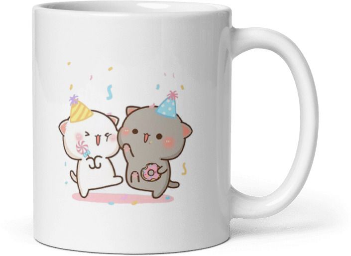 Mr UVD Happy Enjoying Party Milk Mocha��� Beautifull Love Couple gi Ceramic Coff - Image 3