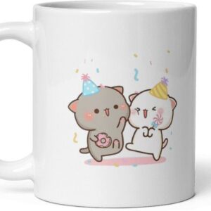 Mr UVD Happy Enjoying Party Milk Mocha��� Beautifull Love Couple gi Ceramic Coff