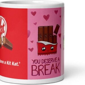 Mr UVD Have A break Have A kitkat Gift Item for chocolate Lovers Kitkat Lovers Ceramic Coffee Mug