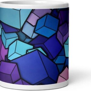 Mr UVD HD Spiral Cube 794 Coffee Mug For Friends Boys Family Ceramic Coffee Mug