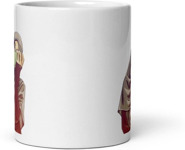 Mr UVD Hijab Girl Taking Selfie Coffee Mug 818 Best Gift Item for Muslim Girls Friends Ceramic Coffee Mug - Image 3