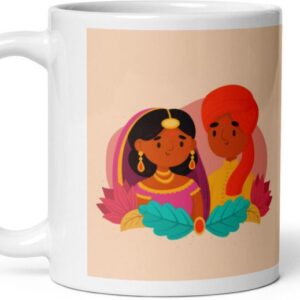 Mr UVD Hindu Marriage Love Couples Ceramic Coffee Mug