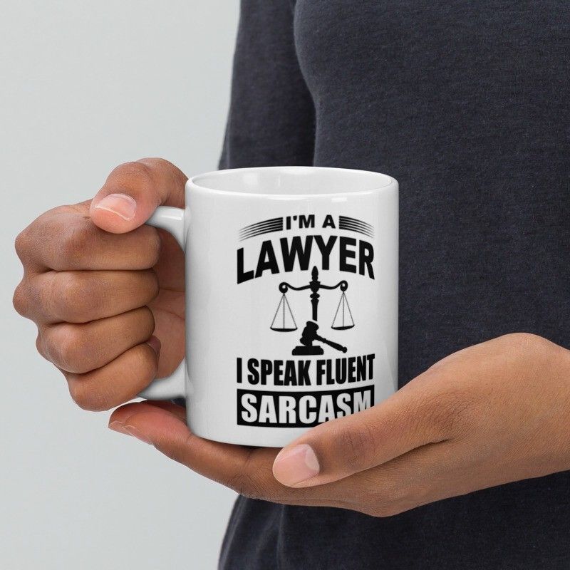 Mr UVD I Am A Lawyer Design Graphical Printed Premium Quality Ceramic Coffee Mug - Image 2