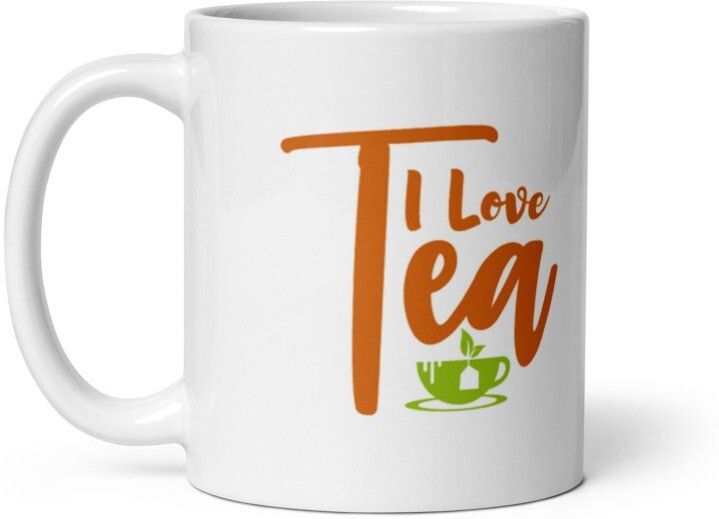 Mr UVD I Love Tea Coffee Mug for Tea Lovers | Friends| Family Ceramic Coffee Mug