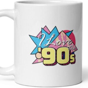Mr UVD I Love the 90s Ceramic Coffee Mug