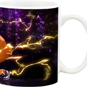 Mr UVD INDIACRAFT Anime Zenitsu Printed Ceramic Coffee Mug