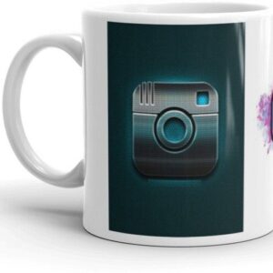 Mr UVD Instagram Logo Printed Design Premium Quality Ceramic Coffee Mug