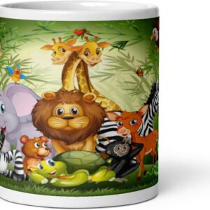 Mr UVD Jungle Family Ceramic Coffee Mug
