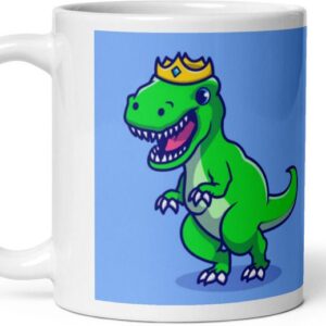 Mr UVD King Dinosaur Ceramic Coffee Mug