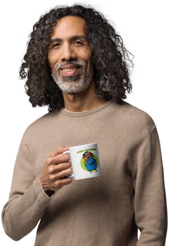 Mr UVD Lungi Changing Anna Ceramic Coffee Mug - Image 5