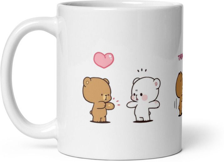 Mr UVD Milk Mocha Ceramic Coffee Mug