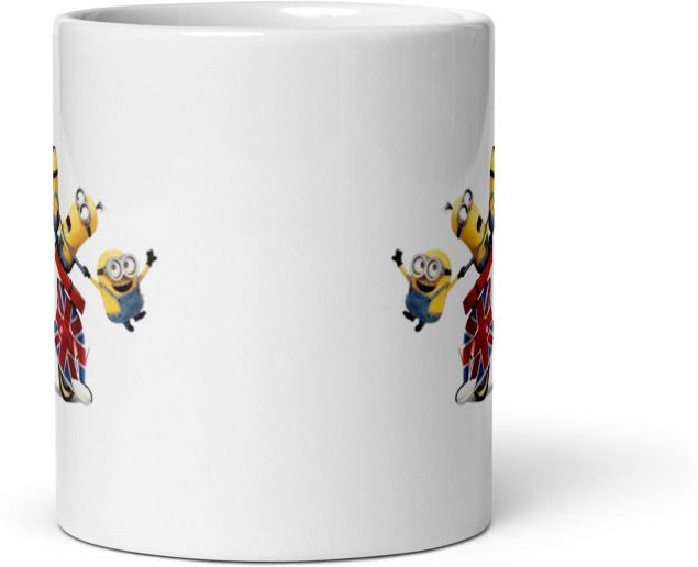 Mr UVD Minions Driving Scooter 1036 Gift Item for Friends Kids Boys Girls Students Ceramic Coffee Mug - Image 3