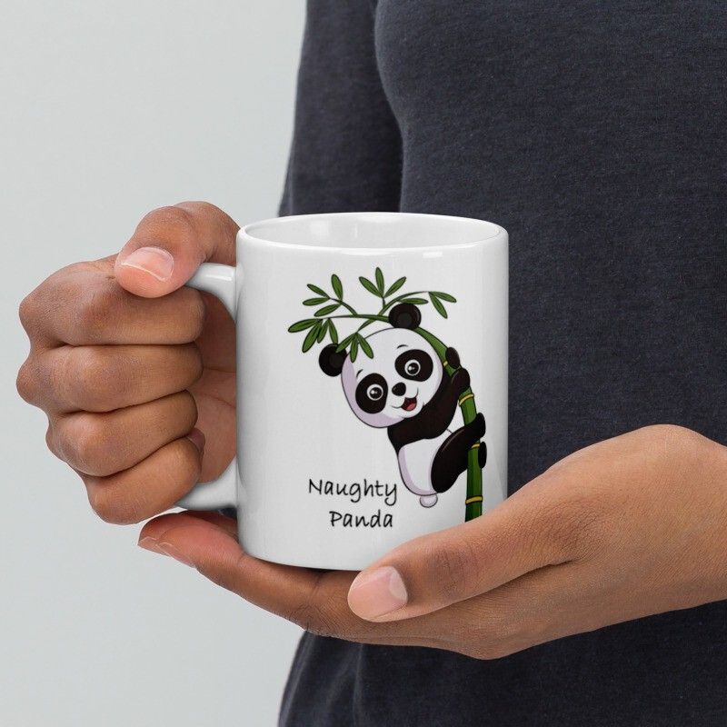 Mr UVD Naughty Panda Cute Mug for Kids| Girls| Boys Ceramic Coffee Mug