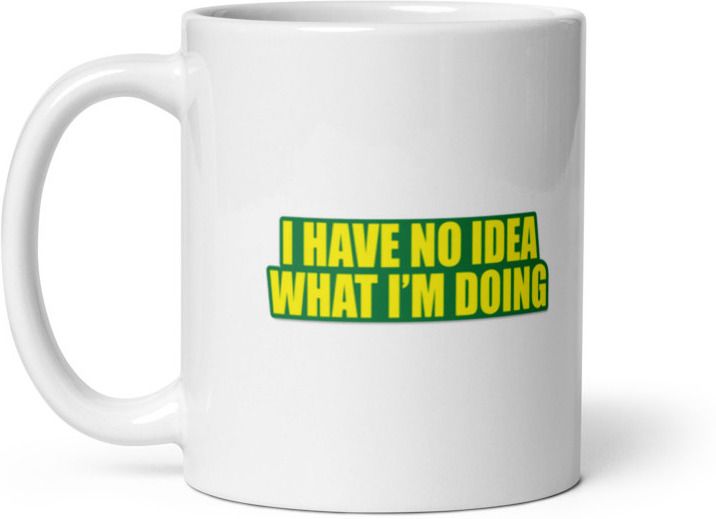 Mr UVD No Idea What I'M Doing Ceramic Coffee Mug