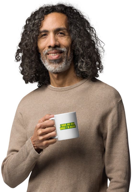 Mr UVD No Idea What I'M Doing Ceramic Coffee Mug - Image 5